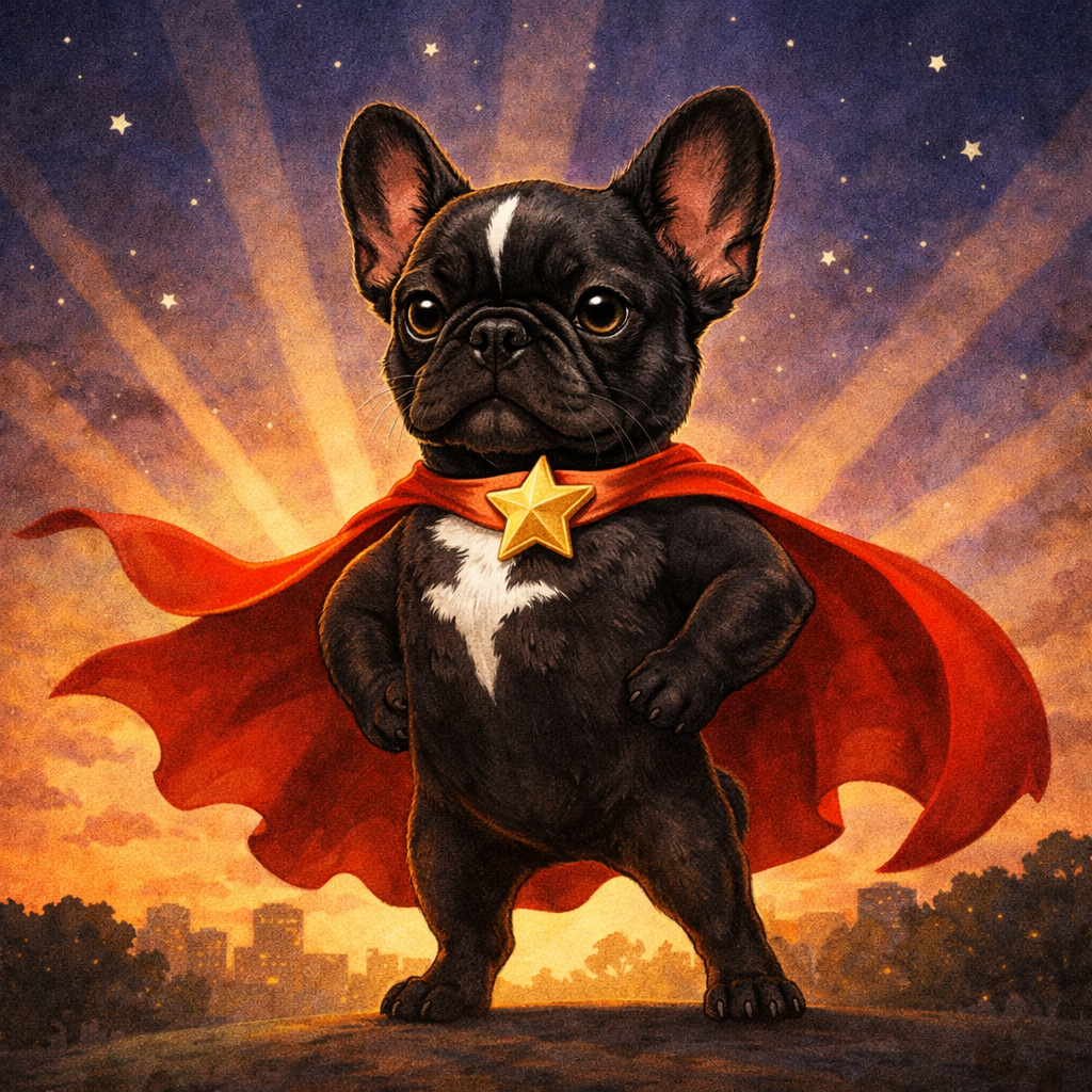 Flower in full action mode during the chase