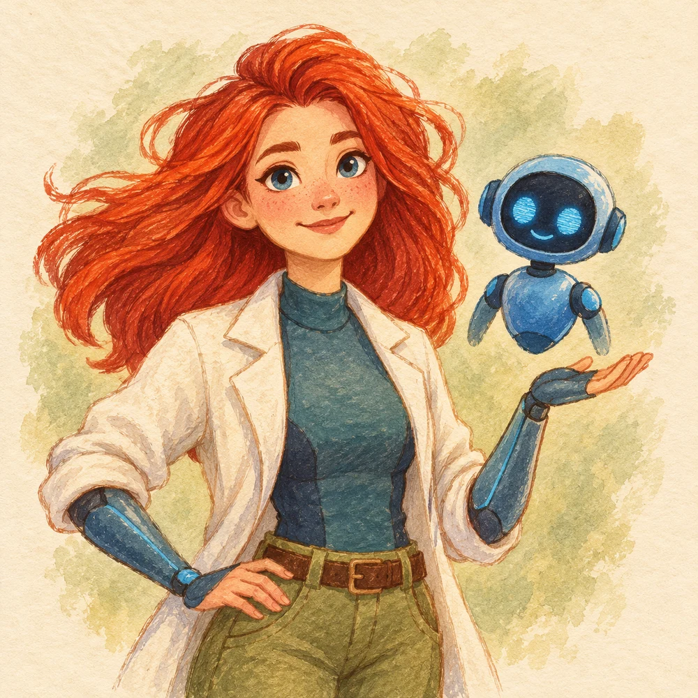 Red character art